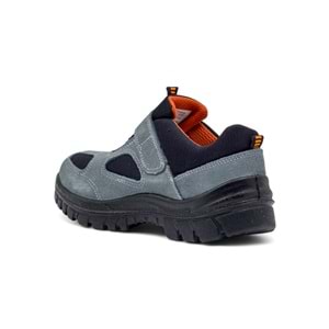 Eldi Cırtlı Çelik Burunsuz İş Ayakkabısı - GRİ - 43