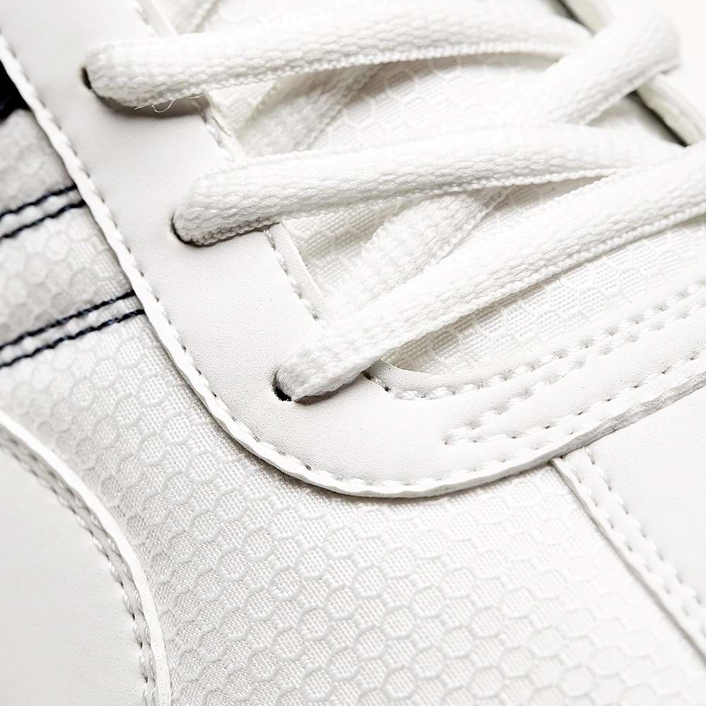 LESCON CAMPUS 7 ERKEK SNEAKERS SPOR AYAKKABI - BEYAZ - 42