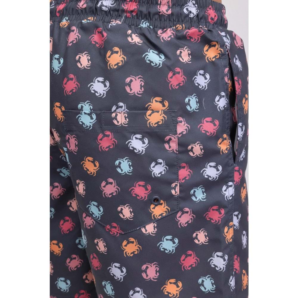 LUMBERJACK ML WERNER 19DS1040 4FX ERKEK DENİZ ŞORTU - ANTRASİT - M