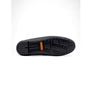 VOYAGER 4183 ERKEK DERİ LOAFER AYAKKABI - SİYAH NATA - 41