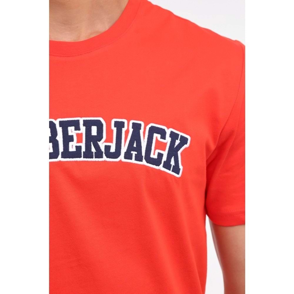 LUMBERJACK ML WENEG-B 11ID53 4FX ERKEK KISA KOL TİŞÖRT - KIRMIZI - L