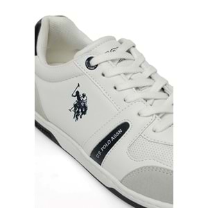 U.S. POLO ASSN. HAZE 4FX ERKEK SNEAKER - BEYAZ - 40