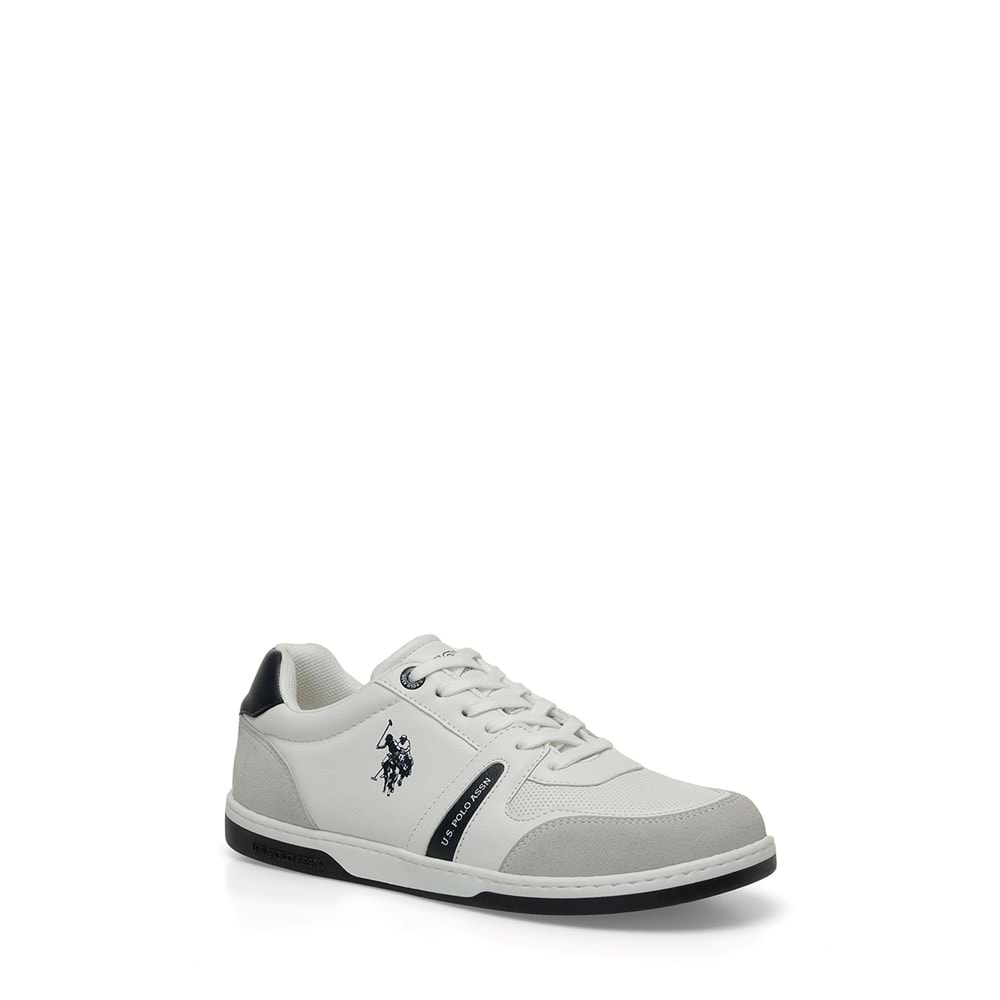 U.S. POLO ASSN. HAZE 4FX ERKEK SNEAKER - BEYAZ - 45