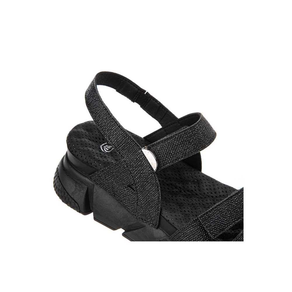 Muya Olimba Anatomik Taban Topuk Dikeni Kadın Sandalet - Siyah - 39