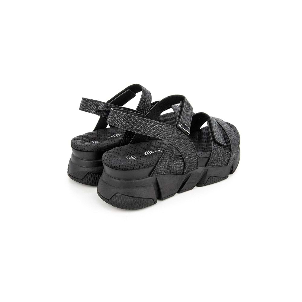 Muya Olimba Anatomik Taban Topuk Dikeni Kadın Sandalet - Siyah - 39