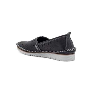 PANDORA MODA Y24.80.751 KADIN HAKİKİ DERİ GÜNLÜK AYAKKABI - SİYAH - 40