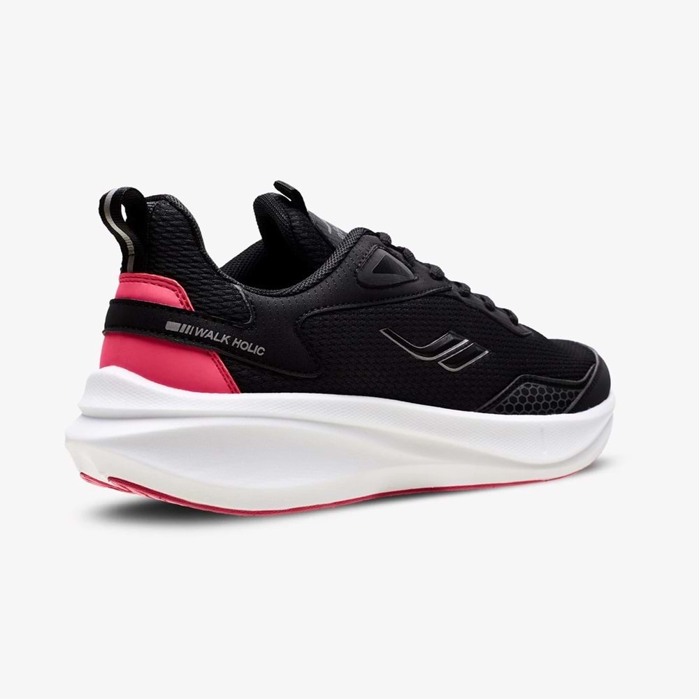 LESCON STREET RUNNER 2 UNİSEX KOŞU AYAKKABI - SİYAH-FUŞYA - 36
