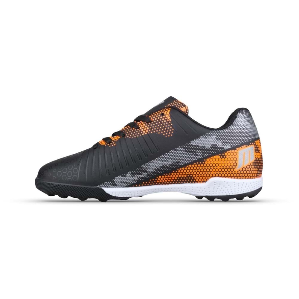 MP 242-2106 UNİSEX HALI SAHA AYAKKABI - SİYAH-TURUNCU - 38