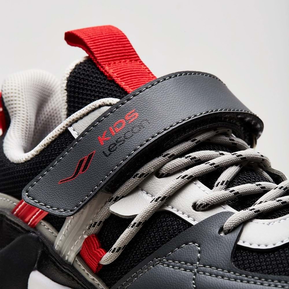 LESCON STRAP ÇOCUK SPOR AYAKKABI - SİYAH - 33