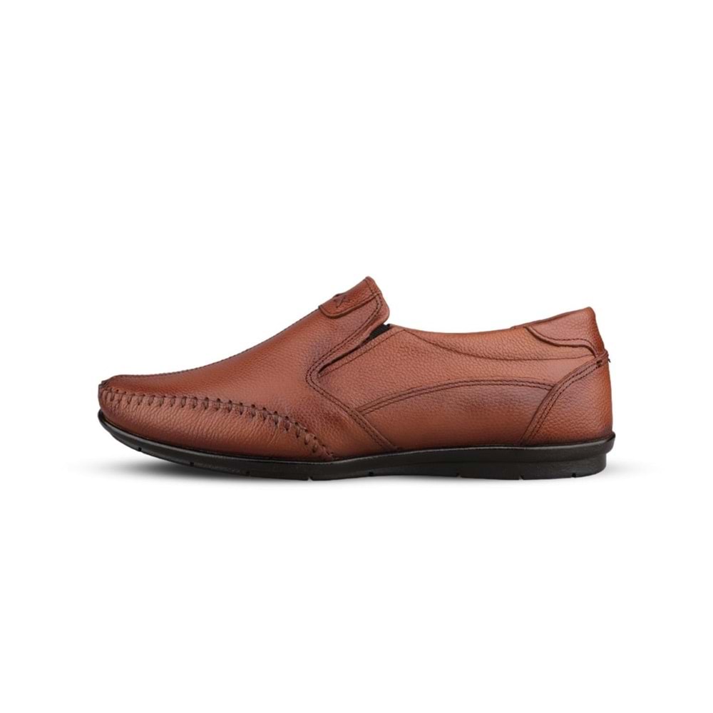 MP 242-4555 HAKİKİ DERİ ERKEK CASUAL AYAKKABI - TABA - 41