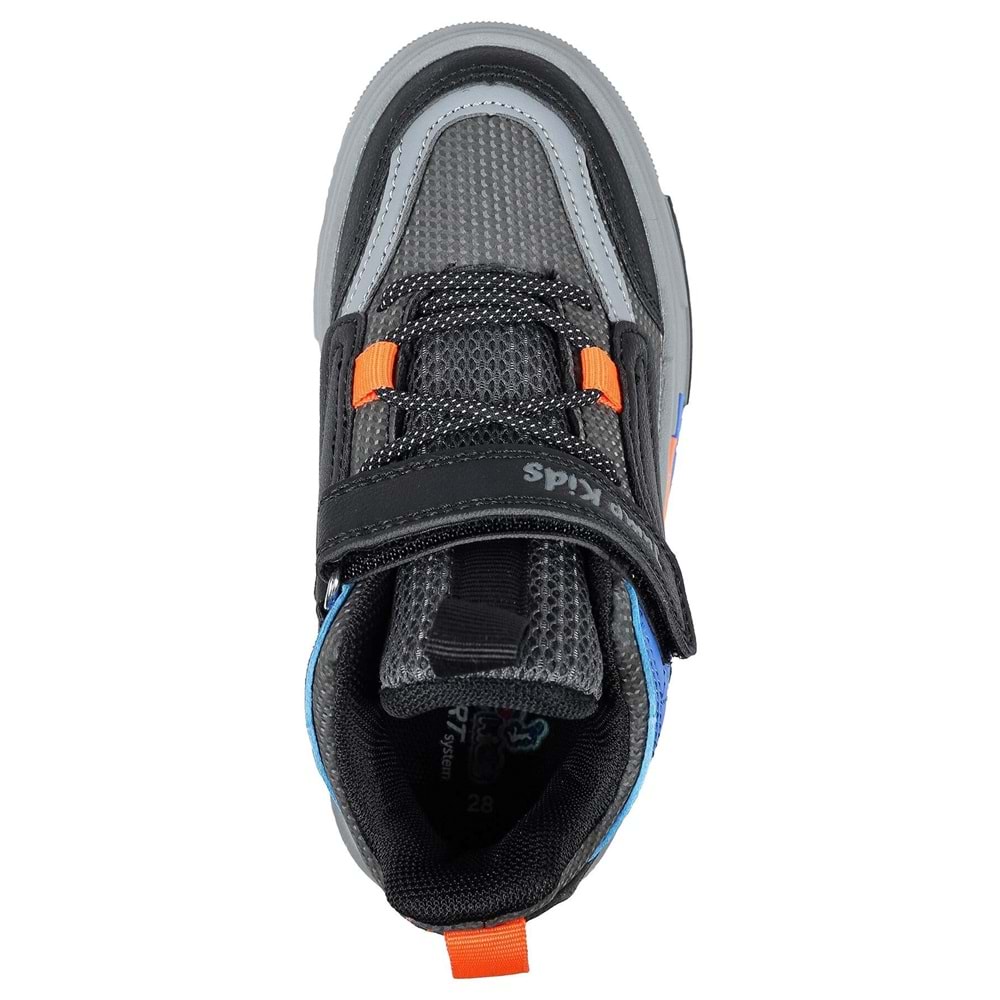 JUMP 31093 ÇOCUK SNEAKER SPOR AYAKKABI - GRİ-SİYAH - 27
