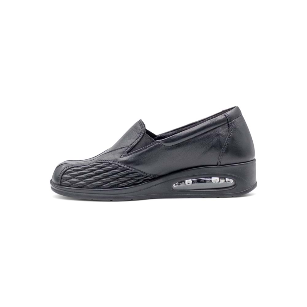 Muya İkara 6 Nokta Anatomik Air Max Tabanlı Kadın Ayakkabı - Siyah - 40