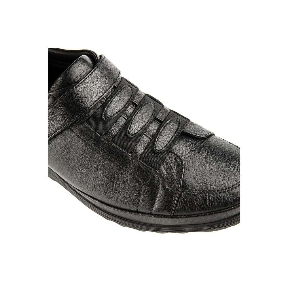 Muya Bridge 6 Nokta Anatomik Taban Topuk Dikeni Hakiki Deri Kadın Ayakkabı - Siyah - 36