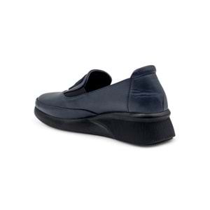 VOYAGER 9779 KADIN HAKİKİ DERİ COMFORT AYAKKABI - LACİVERT - 40