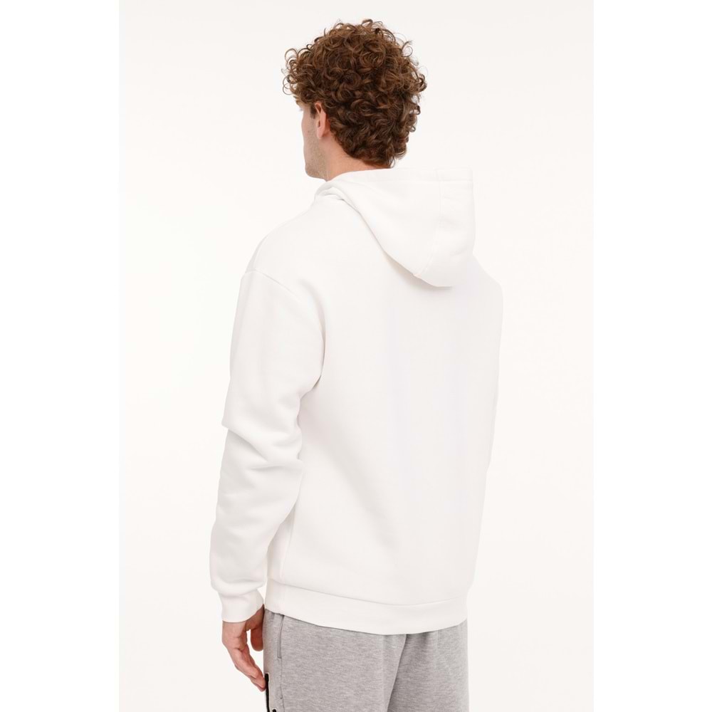 LUMBERJACK ML VOLCANO 17DNM2002 4PR ERKEK SWEATSHİRT KAPŞONLU - EKRU - L