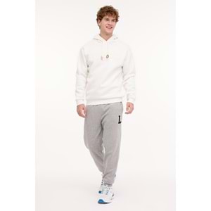 LUMBERJACK ML VOLCANO 17DNM2002 4PR ERKEK SWEATSHİRT KAPŞONLU - EKRU - L