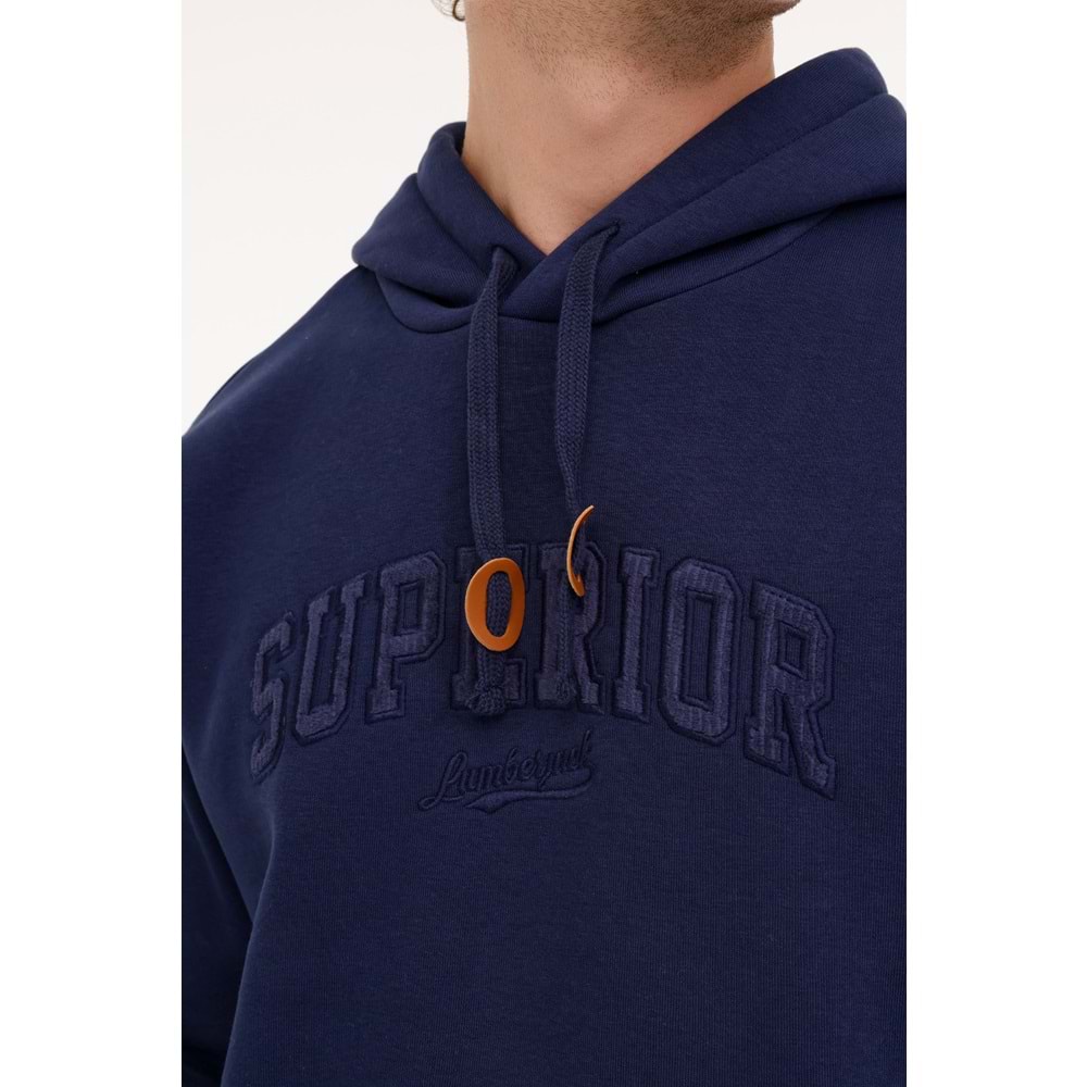 LUMBERJACK ML VOLCANO 17DNM2002 4PR ERKEK SWEATSHİRT KAPŞONLU - LACİ - L