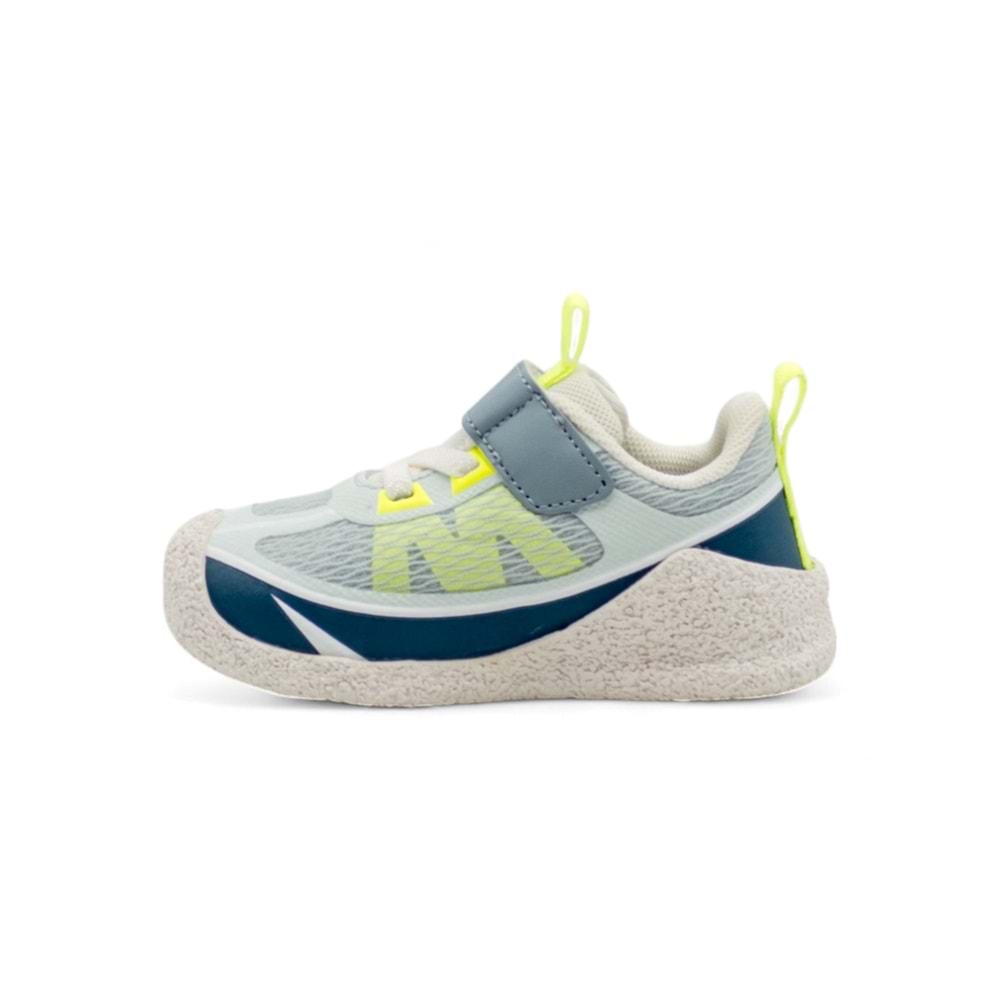 JUMP 31127 BEBE SNEAKER SPOR AYAKKABI - GRİ-YEŞİL - 21