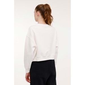 LUMBERJACK WL BONNI 16SS507 4PR KADIN SWEATSHİRT - EKRU - L