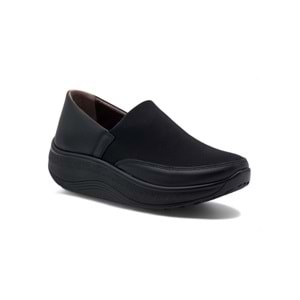 VOYAGER Z030 KADIN HAKİKİ DERİ COMFORT AYAKKABI - SİYAH - 40