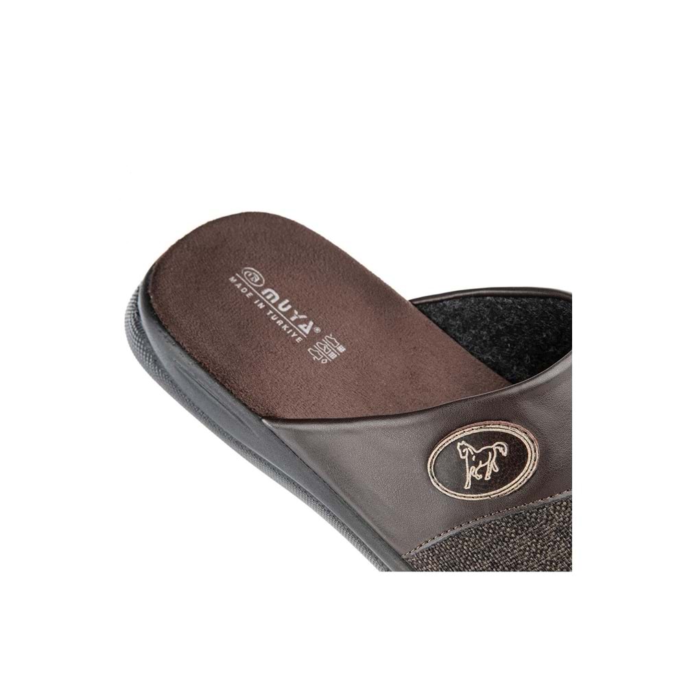 Muya Hector Anatomik Taban Erkek Ev Terliği - Kahverengi - 40