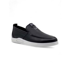 VOYAGER 5606 ERKEK HAKİKİ DERİ CASUAL AYAKKABI - SİYAH - 40