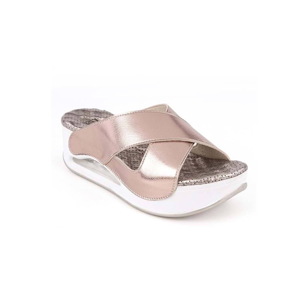 Muya Penelope Anatomik Air Max Tabanlı Topuk Dikeni Kadın Terlik - Platin - 36