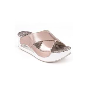 Muya Penelope Anatomik Air Max Tabanlı Topuk Dikeni Kadın Terlik - Platin - 36