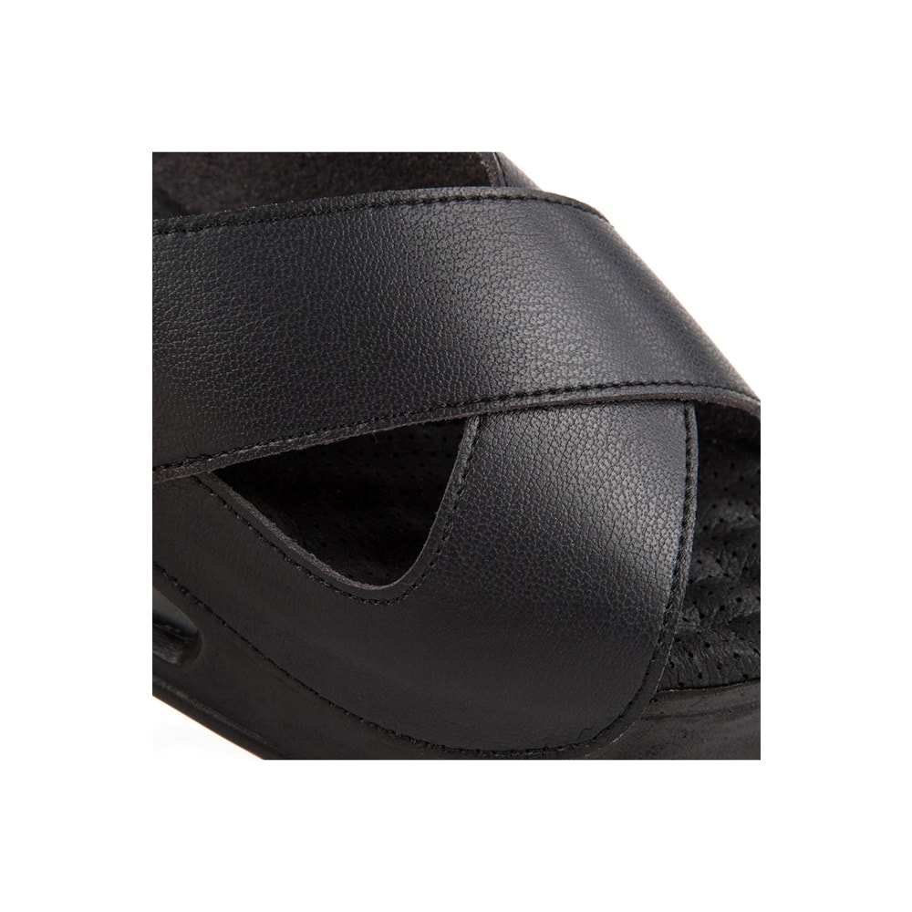 Muya Penelope Anatomik Air Max Tabanlı Topuk Dikeni Kadın Terlik - Siyah - 40