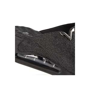 Muya Aero Anatomik Air Max Tabanlı Topuk Dikeni Kadın Terlik - Siyah Desenli - 37