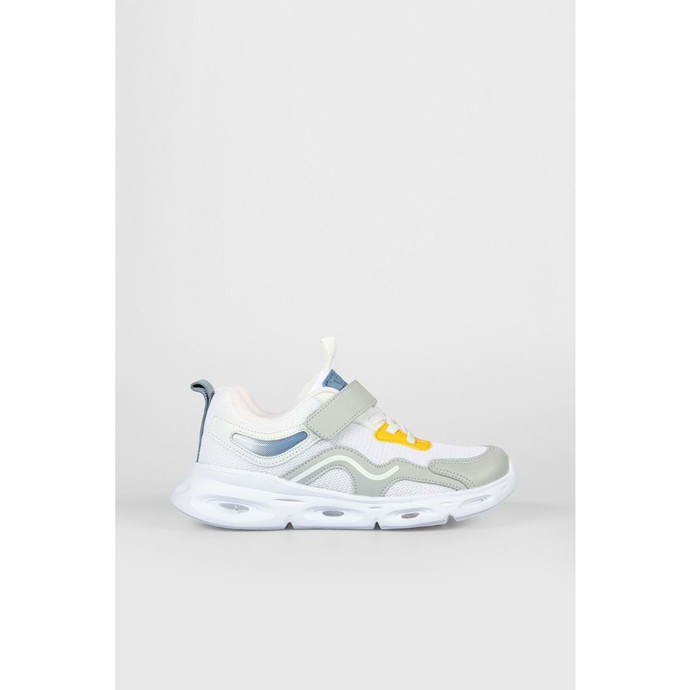 VİCCO RONY ERKEK ÇOCUK IŞIKLI SPOR AYAKKABI - BEYAZ - 32