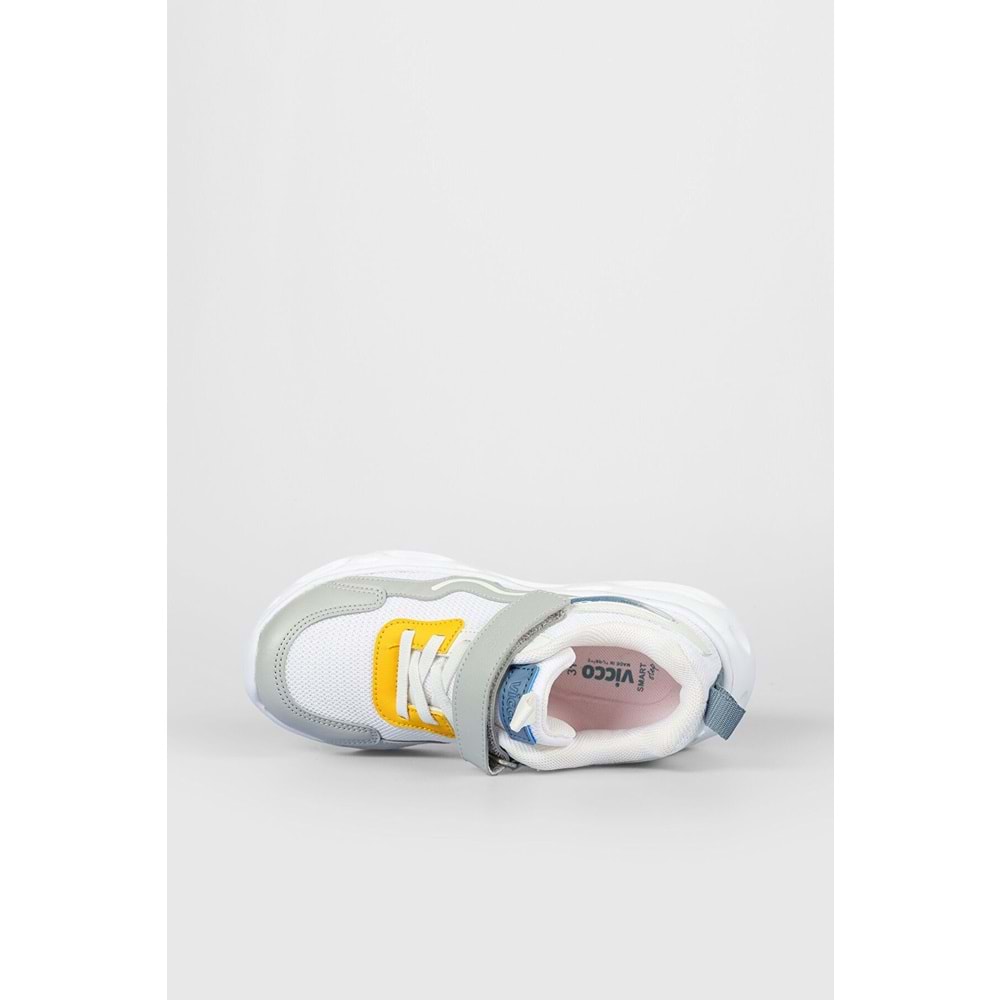 VİCCO RONY ERKEK ÇOCUK IŞIKLI SPOR AYAKKABI - BEYAZ - 32