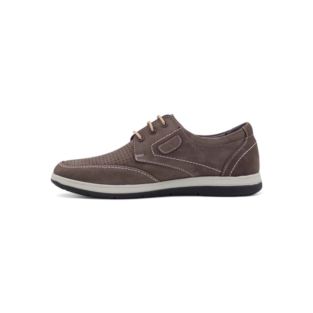 ZAÇ 5090 SÜET BAĞCIKLI SPOR MODEL ERKEK AYAKKABI - KUM - 40