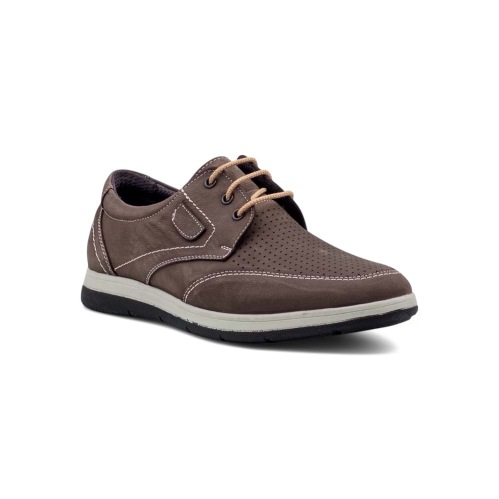 ZAÇ 5090 SÜET BAĞCIKLI SPOR MODEL ERKEK AYAKKABI - KUM - 40