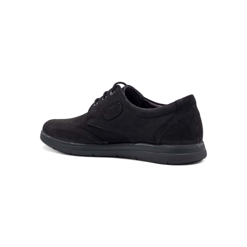 ZAÇ 5090 SÜET BAĞCIKLI SPOR MODEL ERKEK AYAKKABI - SİYAH - 40