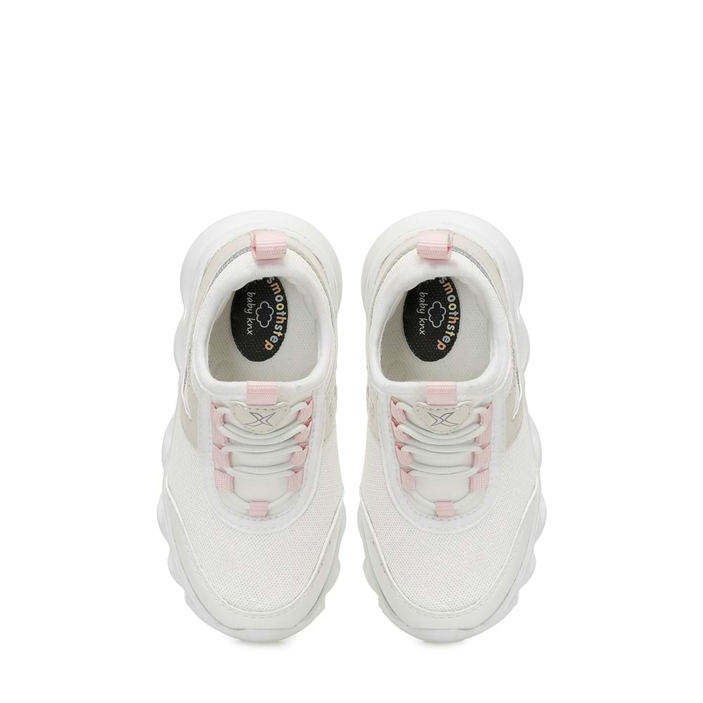 KİNETİX SIRIUS LIGHT B 5FX KIZ BEBEK SLİP ON - BEYAZ - 21