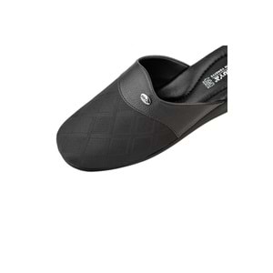 Muya Khanda Anatomik Taban Erkek Ev Terliği - Siyah - 42