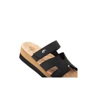 Muya Paia Anatomik Taban Topuk Dikeni Kadın Terlik - Siyah - 40