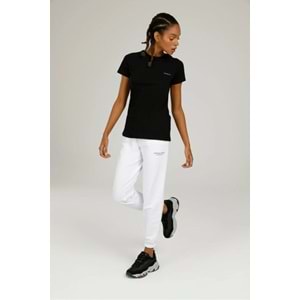 LUMBERJACK WB C NECK 11CT122 5FX KADIN KISA KOL TİŞÖRT - SİYAH - S