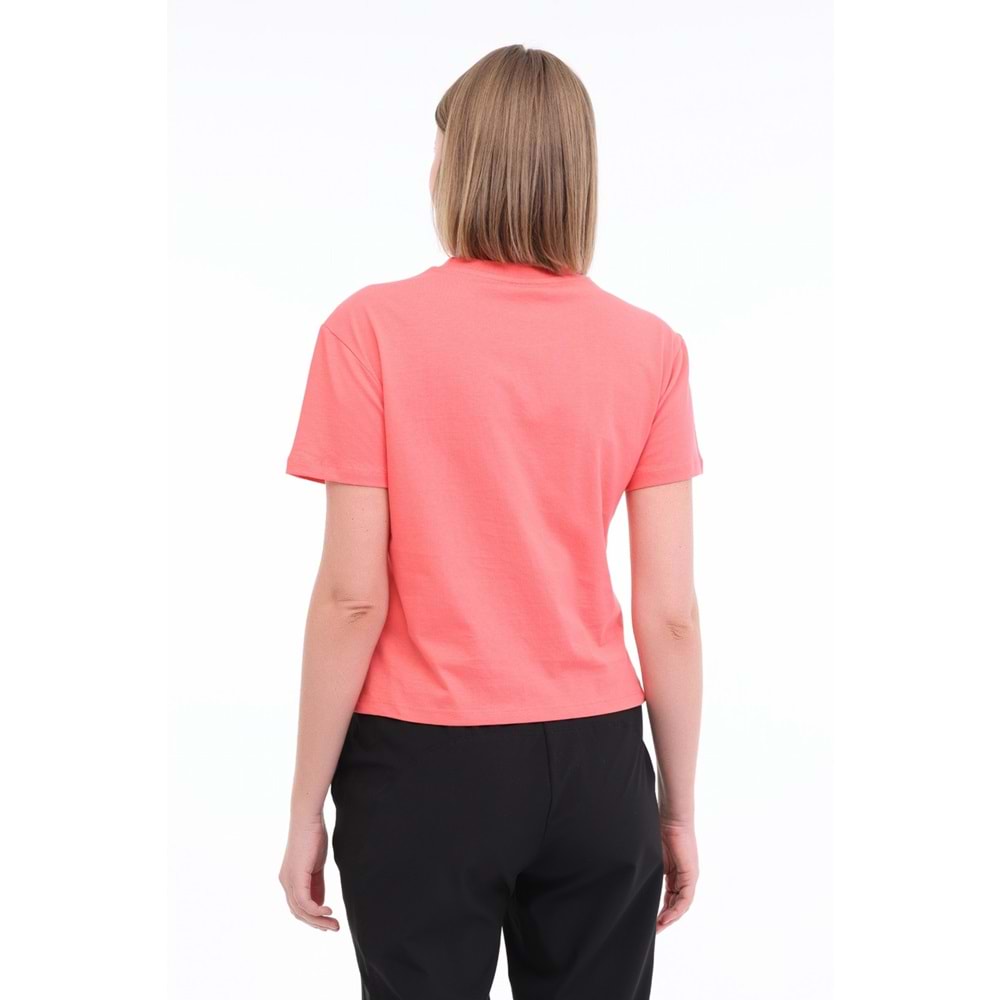 LUMBERJACK WL ANNA 11 5FX KADIN KISA KOL TİŞÖRT - A.MERCAN - S