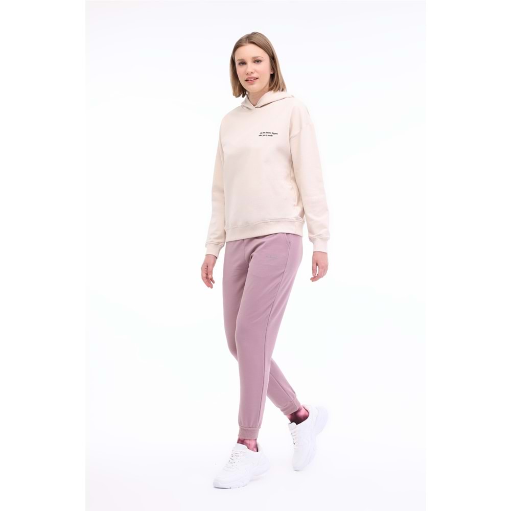 LUMBERJACK WB JOGGER 22CT133 5FX KADIN EŞOFMAN ALTI - PASTEL MOR - L