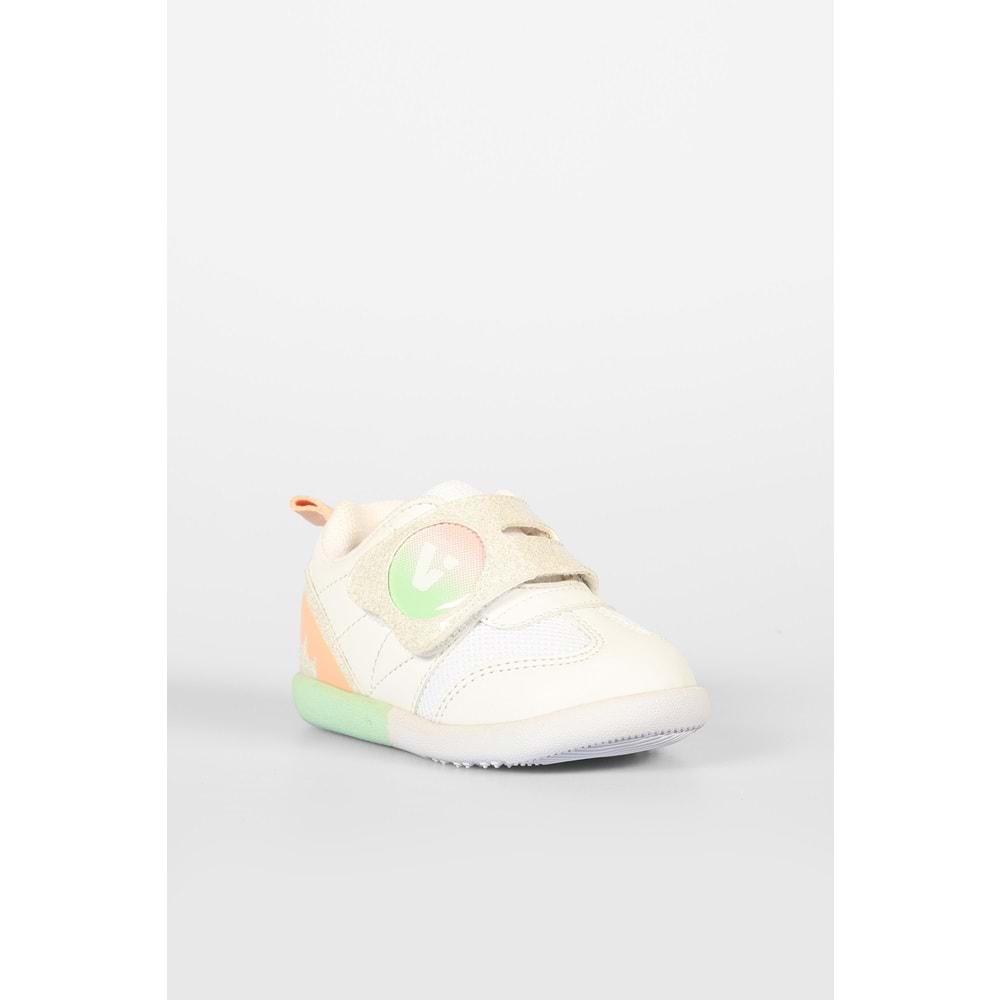 VİCCO DONUT KIZ BEBEK İLK ADIM SNEAKER - BEYAZ-PUDRA - 20
