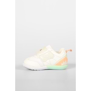 VİCCO DONUT KIZ BEBEK İLK ADIM SNEAKER - BEYAZ-PUDRA - 23