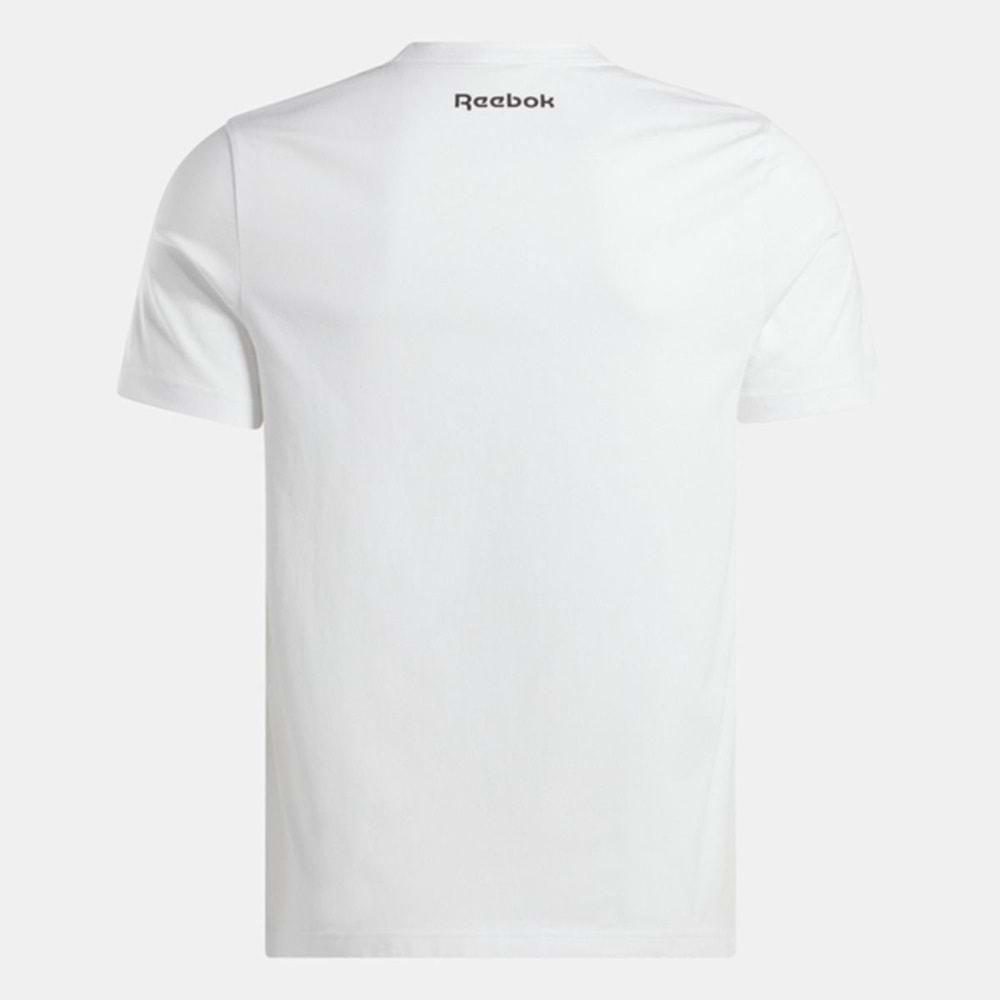 REEBOK BASKETBALL ERKEK KISA KOL TİŞÖRT - BEYAZ - L