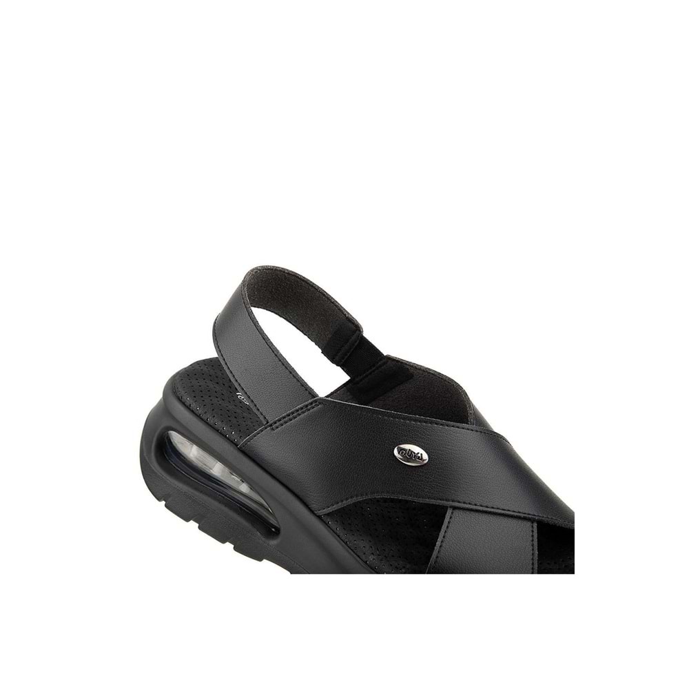 Muya Nwanwa Anatomik Air Max Tabanlı Topuk Dikeni Kadın Sandalet - Siyah - 40