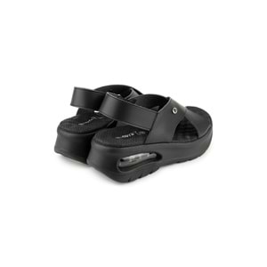 Muya Nwanwa Anatomik Air Max Tabanlı Topuk Dikeni Kadın Sandalet - Siyah - 40