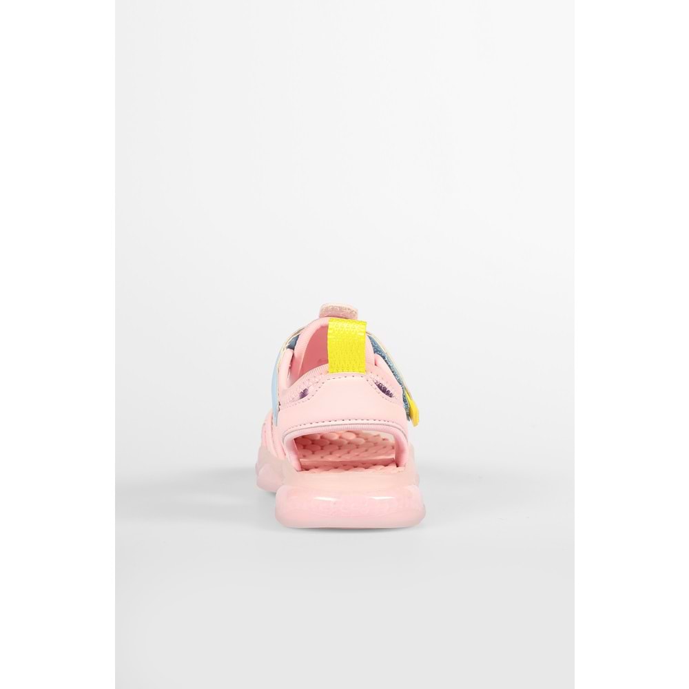 VİCCO LİVE IŞIKLI KIZ BEBEK SANDALET - PUDRA - 22