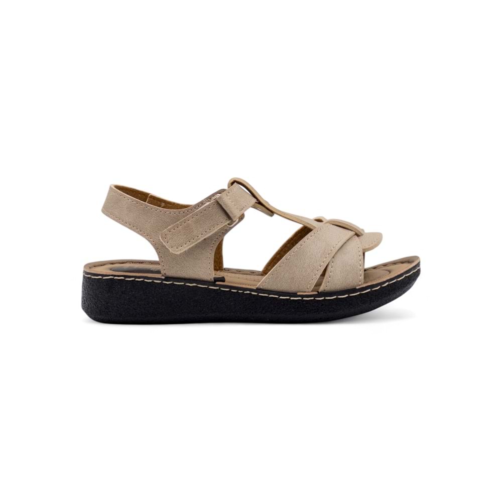 AVOX PAMİRA KADIN SANDALET - BEJ - 38