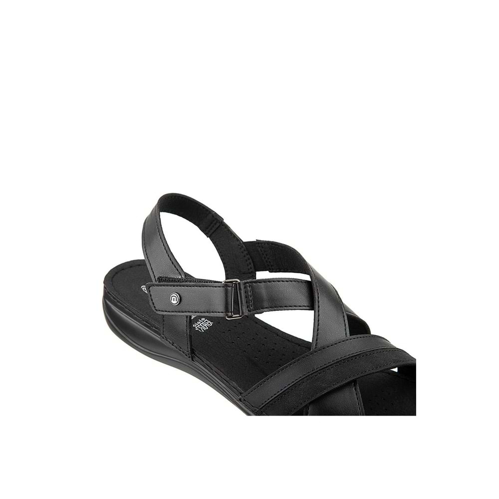 Muya Millal Anatomik Taban Kadın Sandalet - Siyah - 40