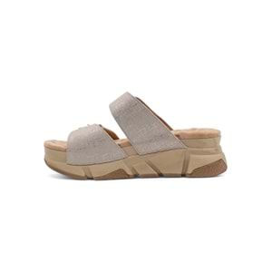 Muya Kiirus Anatomik Taban Topuk Dikeni Kadın Terlik - Bej - 40